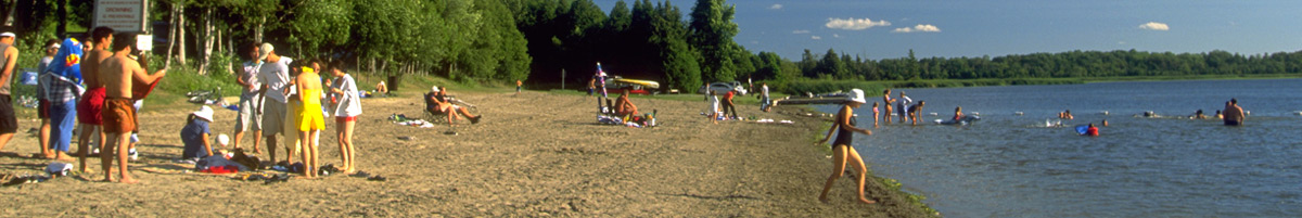 People on beach