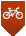 Biking map icon