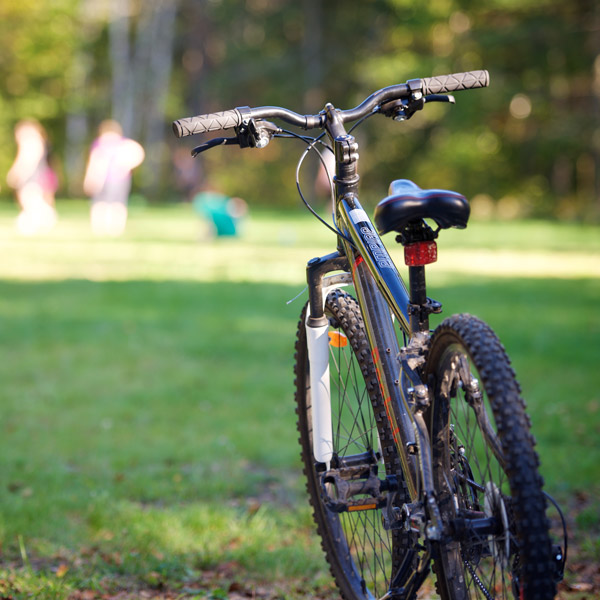 biking