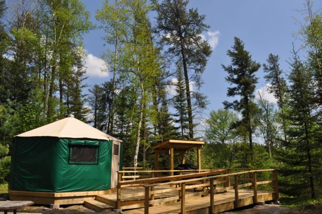 Lake yurts hotsell