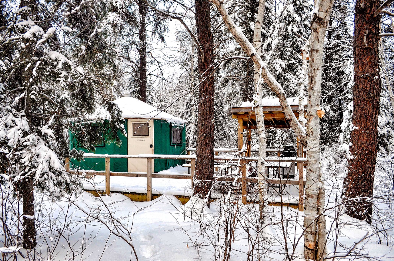 Yurt in Winter