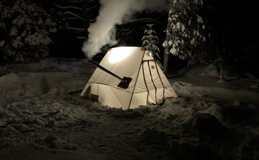 My winter hot tent trip to Algonquin Provincial Park